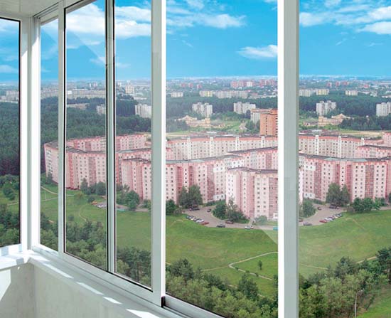 Холодное алюминиевое остекление балконов Звенигород