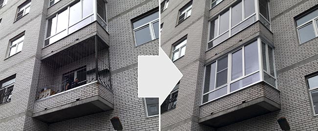 Остекление открытого балкона в Звенигород Звенигород