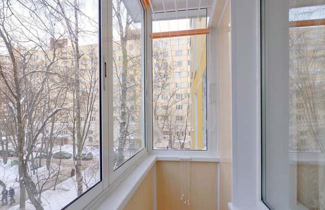 Зимнее остекление лоджии и балкона зимой Звенигород
